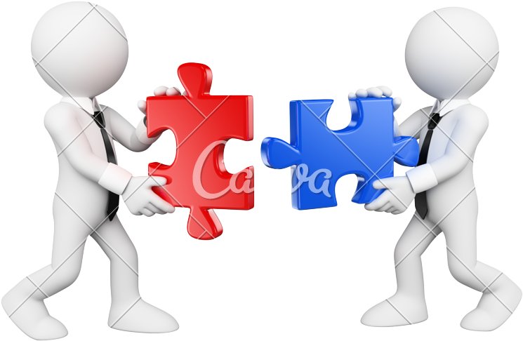 Teamwork Png Transparent Images - Trabajar Equipo Hombre 3d (800x555), Png Download