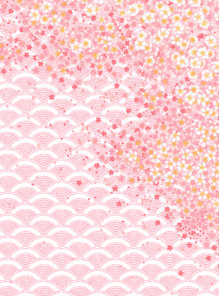 730 X 987 3 - Cherry Blossom Motif (730x987), Png Download