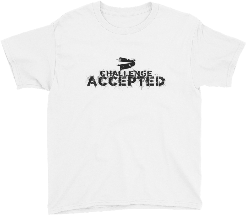 Youth 'challenge Accepted' - Hang Gliding (1000x1000), Png Download