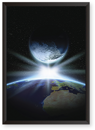 Sunrise In Space - Outer Space (600x600), Png Download