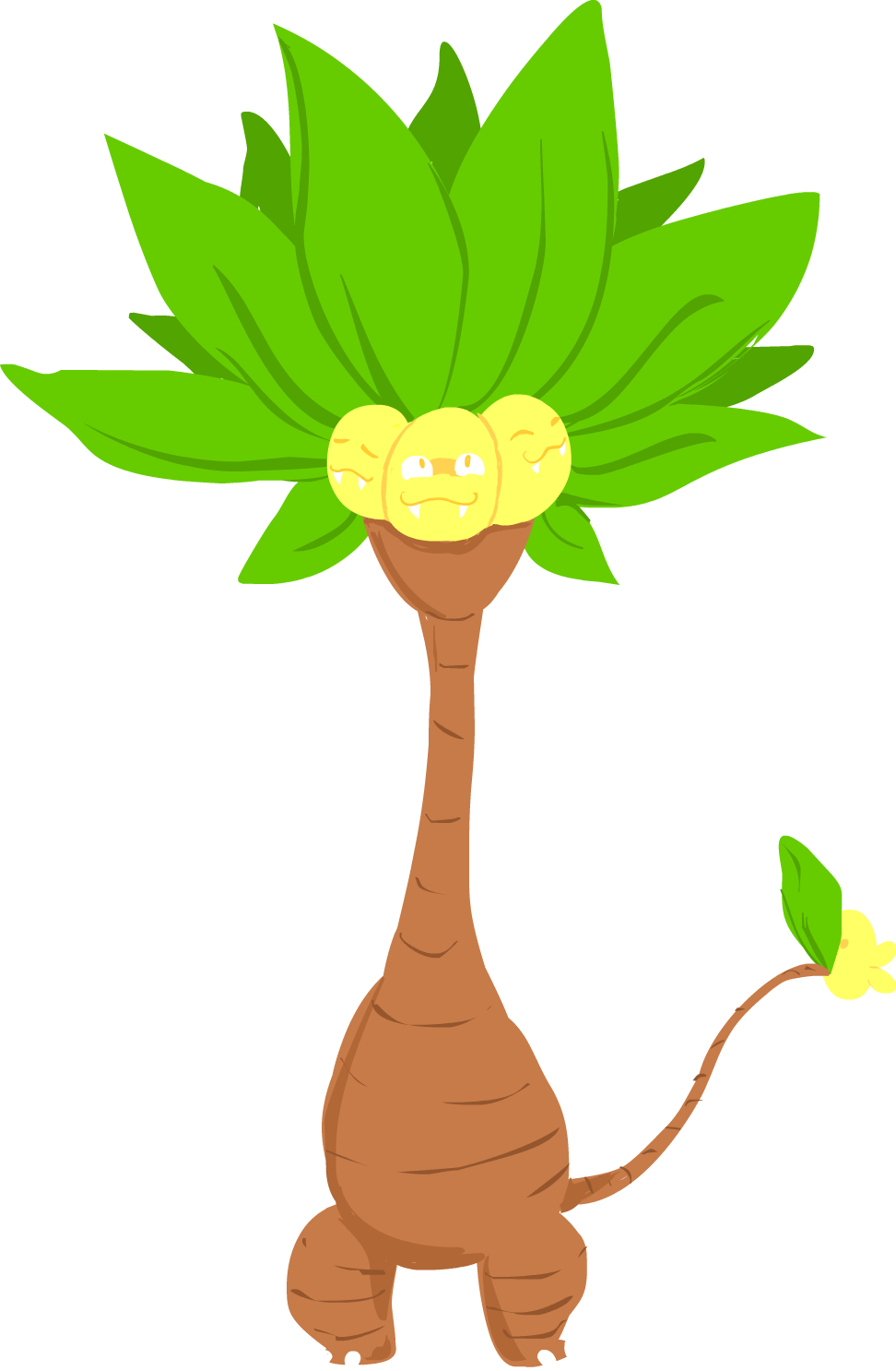 “ Alolan Exeggutor Is Best Dragon ” Lady Says Was Simple - Cartoon (972x1486), Png Download