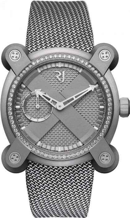 Romain Jerome Moon Dust Steel Mood Silver Auto Mg - Analog Watch (700x700), Png Download