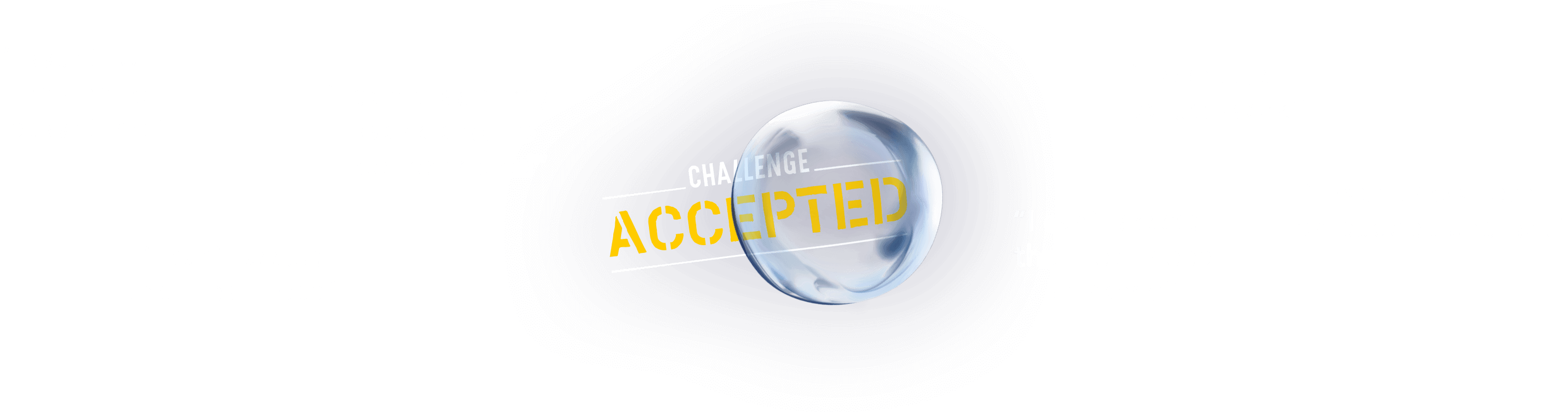 Tell Us Your Business Tech Challenge, And We Will Be - Sphere (3024x818), Png Download