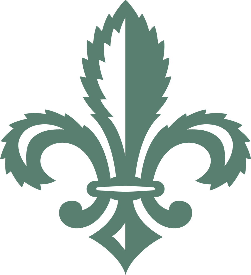 Roy Footer-icon - Flor De Lis Dourada (1000x1097), Png Download