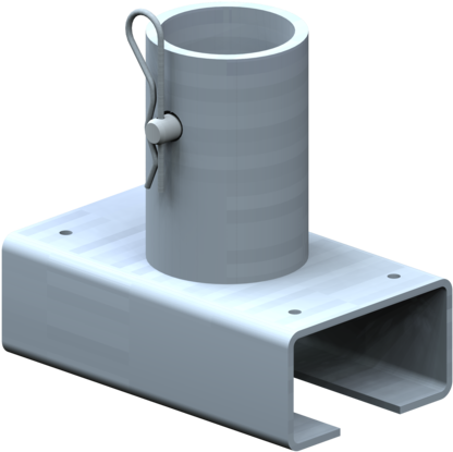 H2o Beam Scaffold Attachment - Pipe (800x469), Png Download