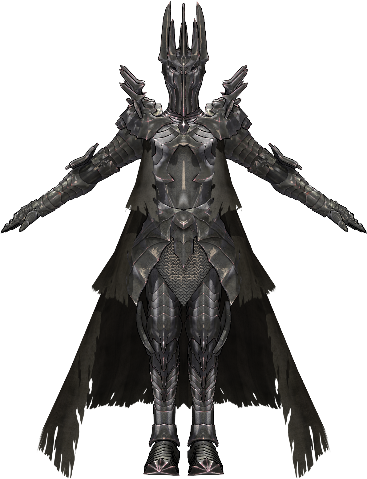 Sauron By Montecore - Sauron Mmd (1240x1560), Png Download