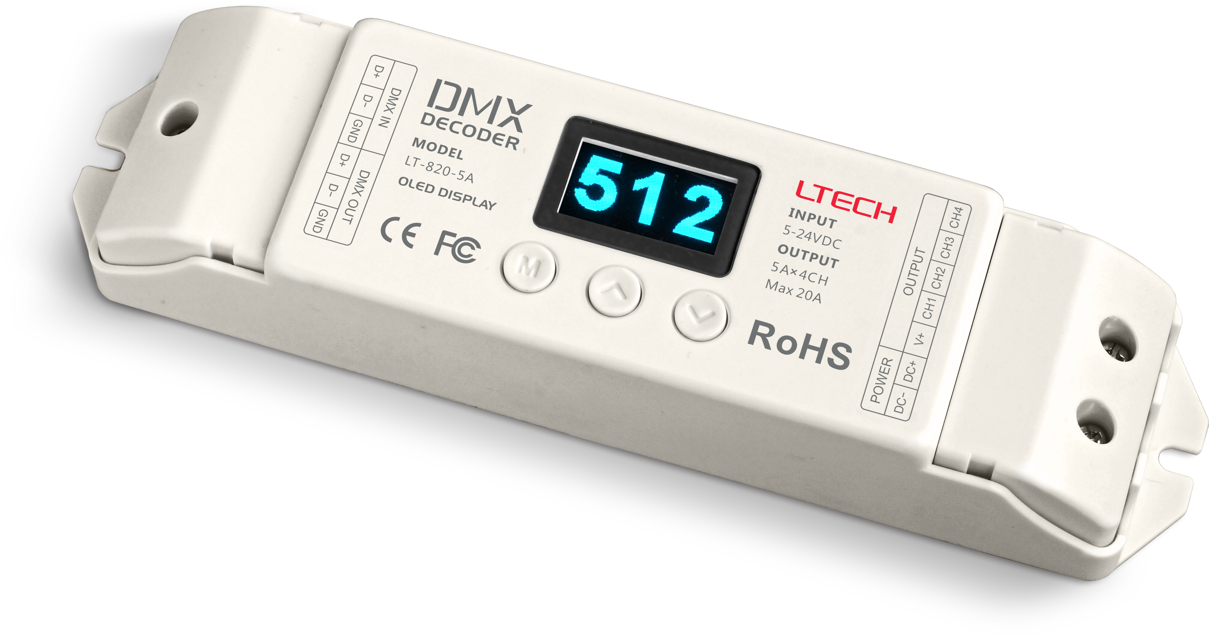 Dmx Cv Decorder 16bit Lt 820 5a - Electronics (4912x3264), Png Download