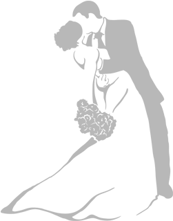 Weddingicon - Silhouette (760x607), Png Download