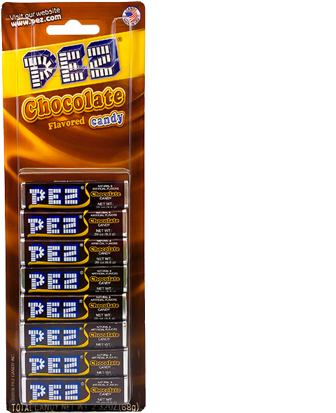 $1 - - Pez Candy Refil Chocolate (800x600), Png Download