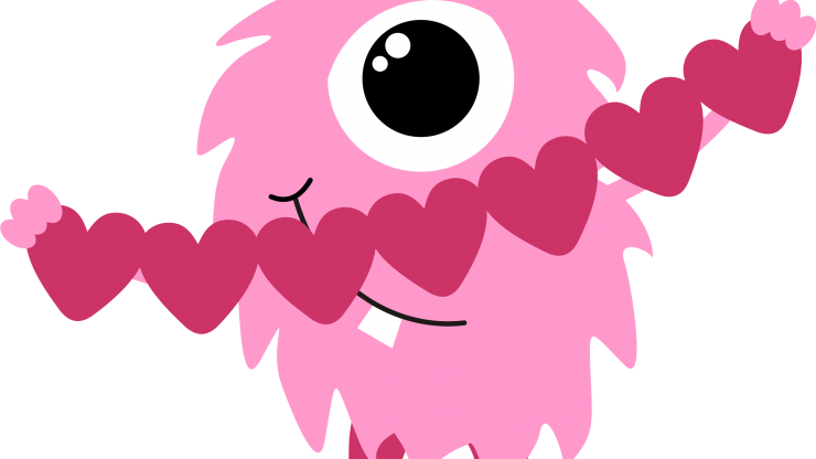 If You Were Ever Curious As To What A Roomful Of Toddlers - Cute Valentine Clip Art (740x416), Png Download