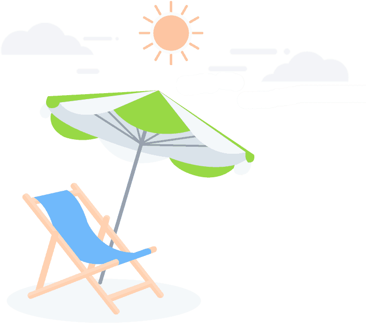 Feel Less Anxious Each Day - Folding Chair (750x680), Png Download