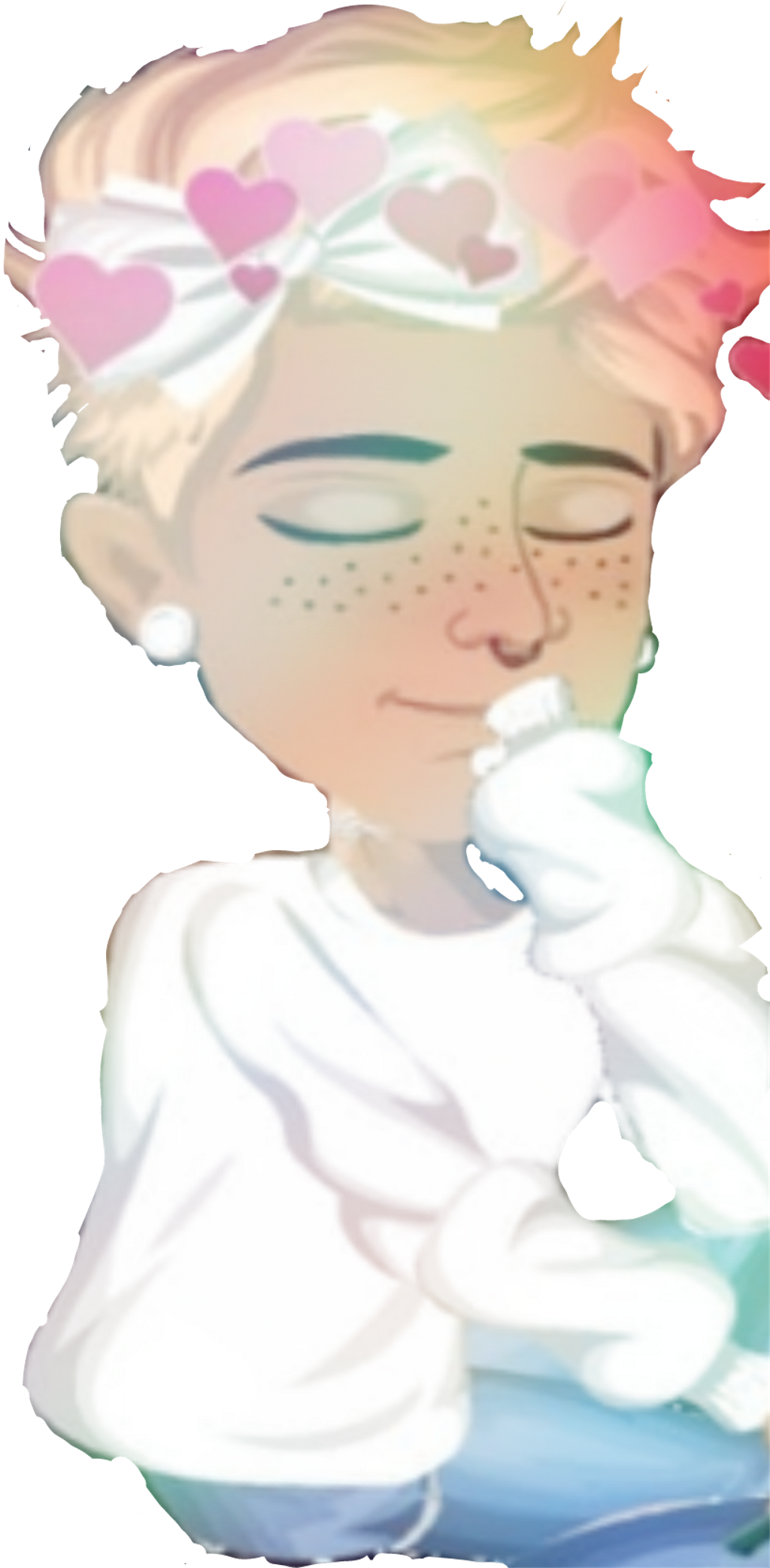 Msp Sticker - Girl (1024x2084), Png Download