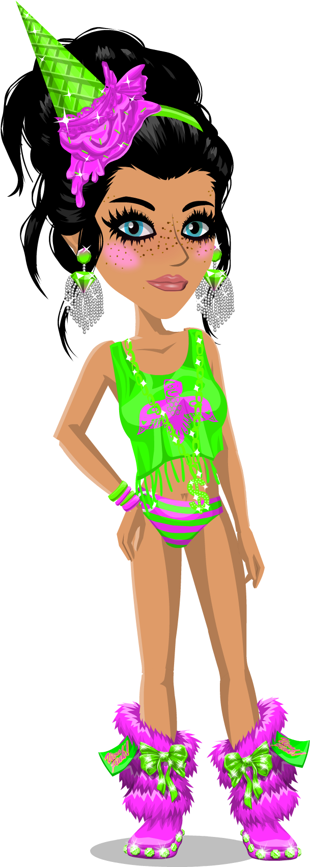 Msp Sweet Frog Colors (631x1700), Png Download