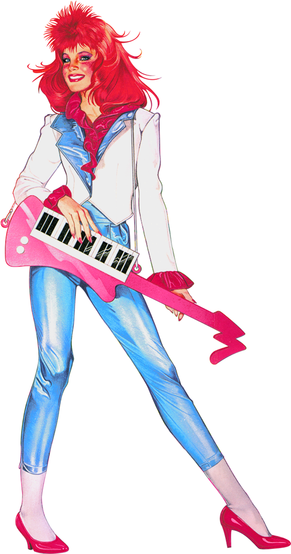 Kimber1 - Jem And The Holograms Cartoon Kimber (654x1200), Png Download