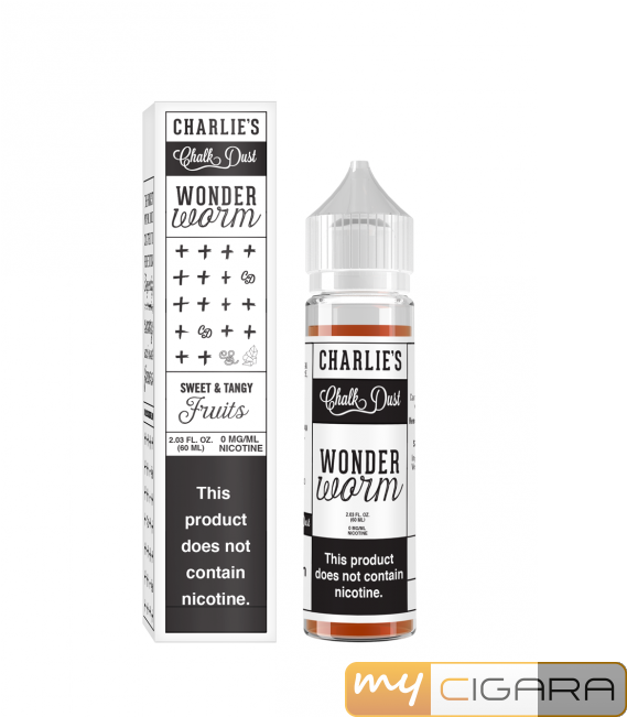 Charlie's Chalk Dust Wonderworm Shortfill E-liquid - Charlies Chalk Dust King Bellman 0 Mg (650x650), Png Download