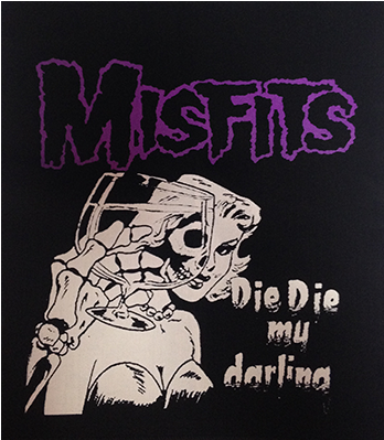 Misfits Die Die My Darling Band Back Patch - Misfits Die Die My Darling T Shirt (600x600), Png Download