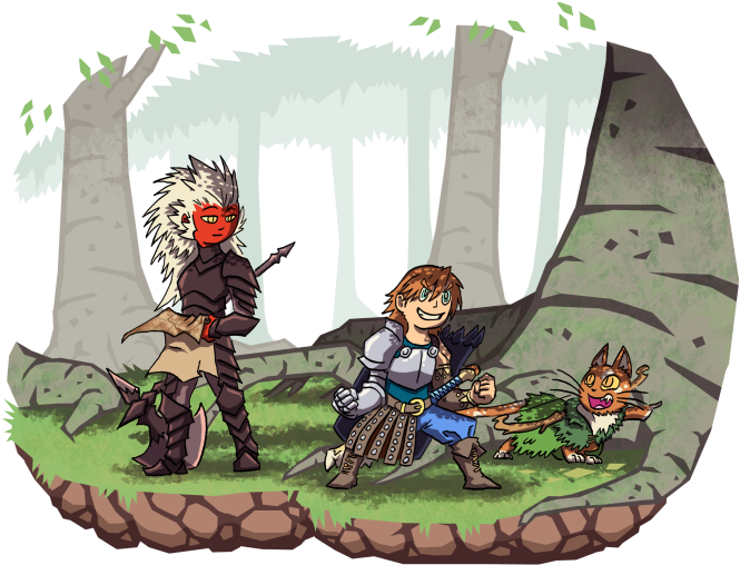 Slayer's Frontier Rules Can Be Used To Play In A Variety - Cartoon (695x578), Png Download