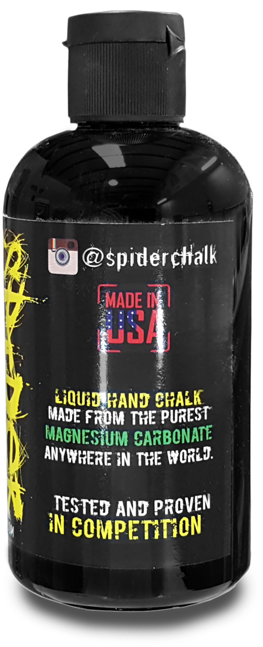 Spider Chalk Weightlifting Liquid Chalk Tacky Grip - Bottle (1350x1350), Png Download