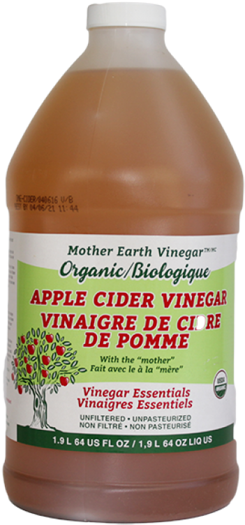 Organic Mother Earth Apple Cider Vinegar - Bottle (800x800), Png Download