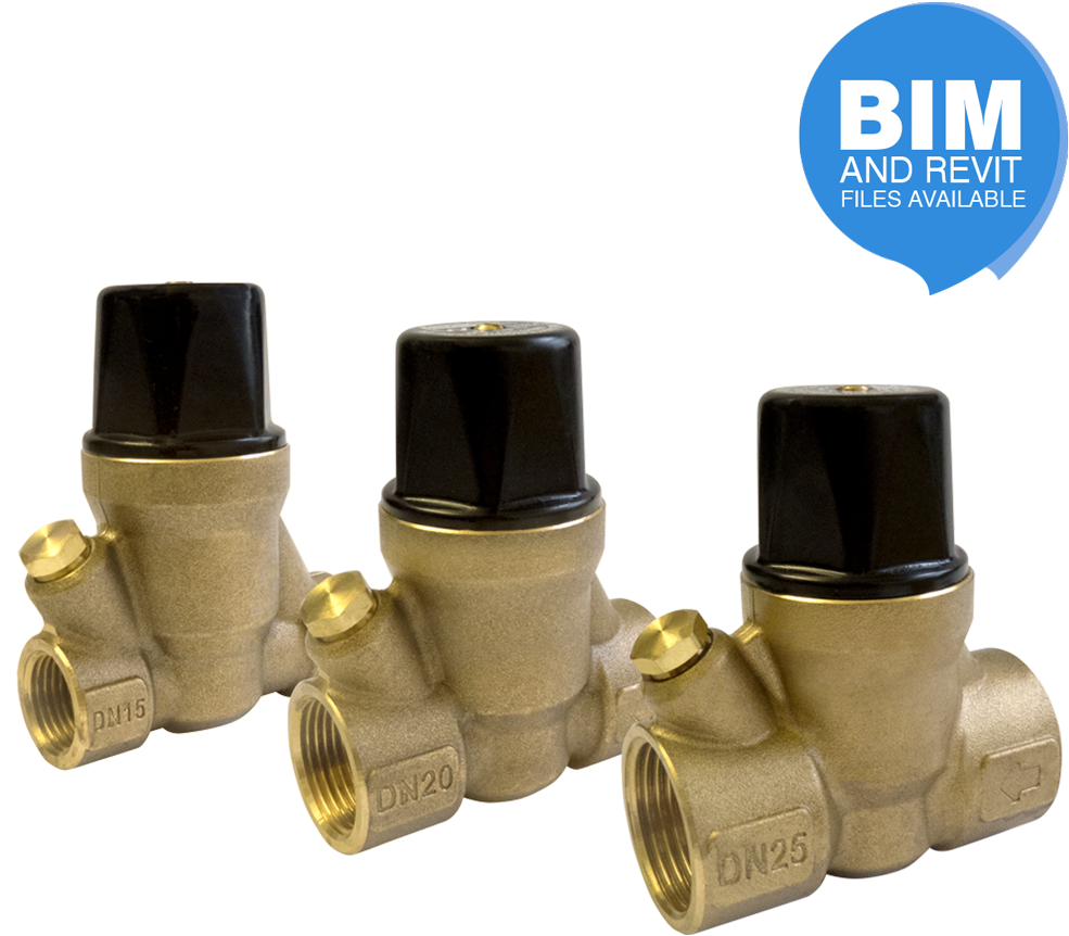 Compact Pressure Reducing Valves - Water Flow Restrictor Valve (994x1000), Png Download