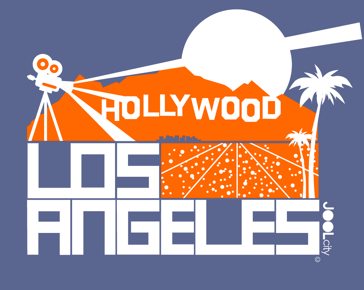 Los Angeles Hollywood Hills Baby Onesie - T-shirt (1237x986), Png Download