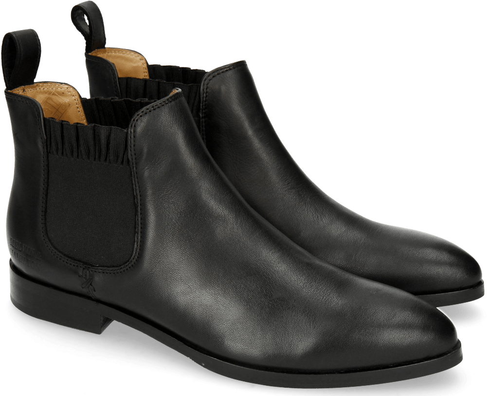 Ankle Boots Jessy 1 Nappa Black Backloop - Damen Stiefeletten Chelsea Boots Ankle Boots Von Melvin (1024x1024), Png Download