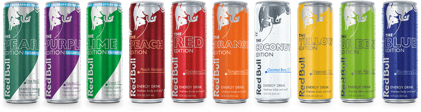 Red Bull Editions (1450x468), Png Download