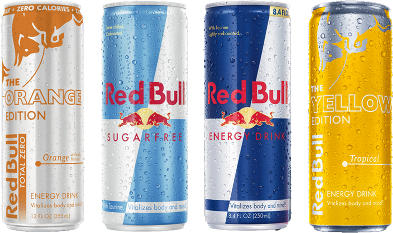 Red Bull And The Editions Energy Drinks - Red Bull 250ml (798x480), Png Download