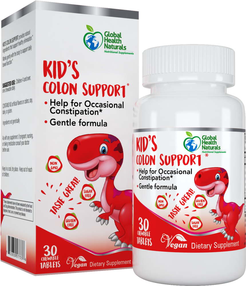 Kid's Colon Support - Child (1400x1094), Png Download