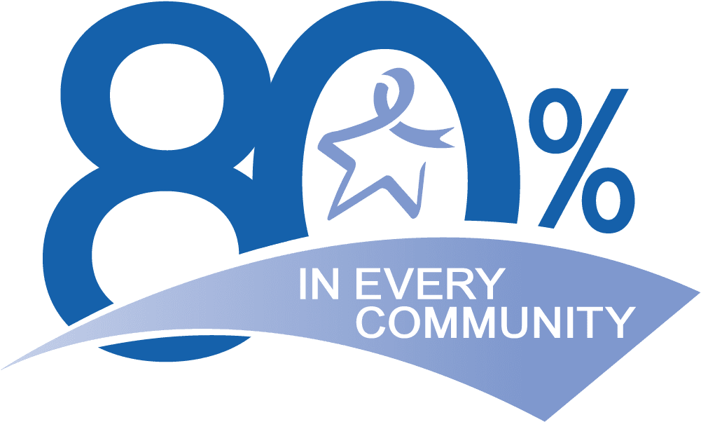 Granite Peaks Gastroenterology Center's 80% And Beyond - Colon Cancer Awareness (1303x918), Png Download