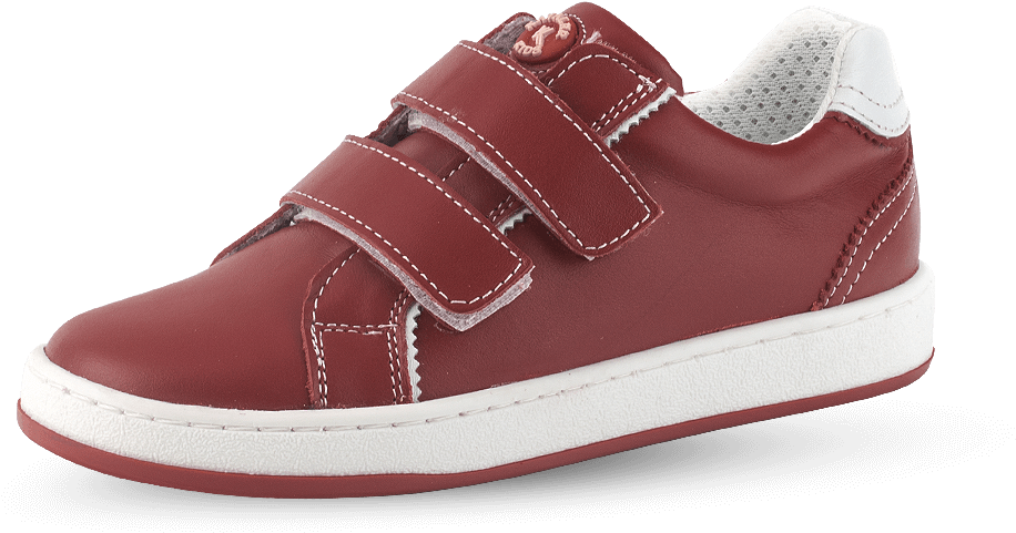 Kids' Sports Shoes In Red Nappa Снимка - Suede (1200x863), Png Download