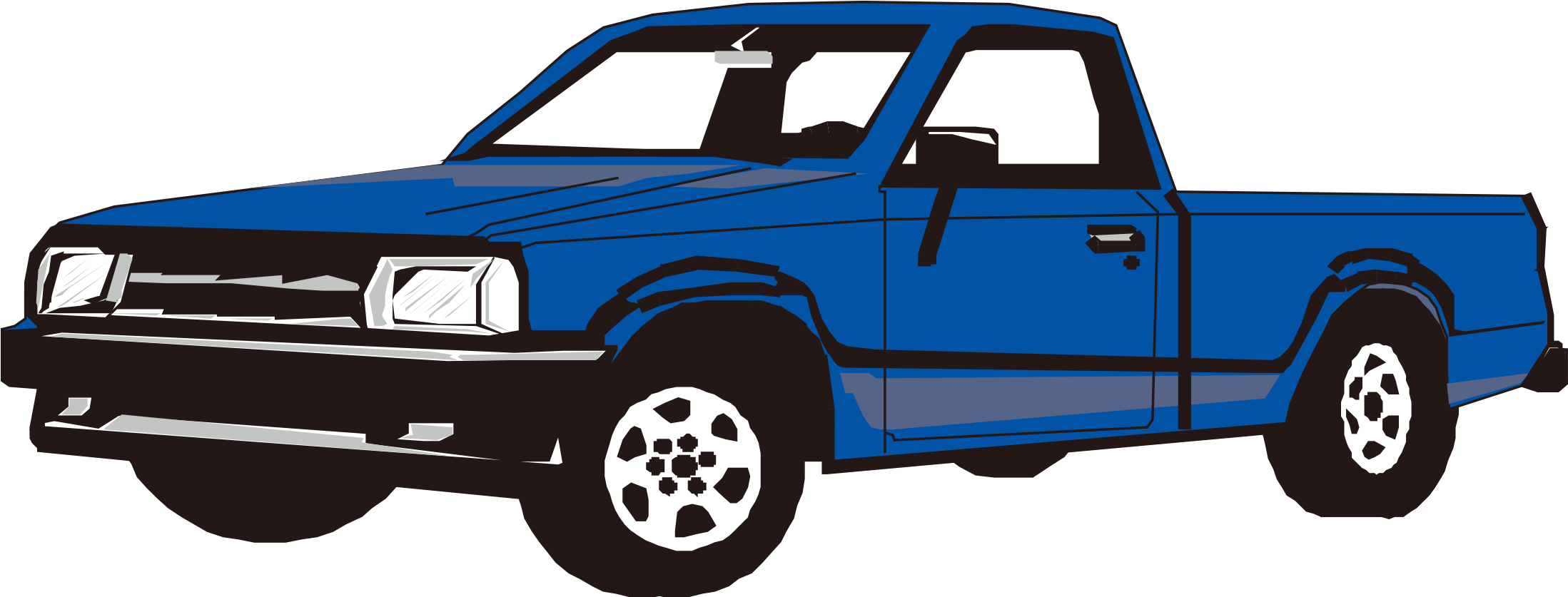 Toyota Clipart Toyota Pickup Truck - Pick Up Truck Clipart (2239x1588), Png Download
