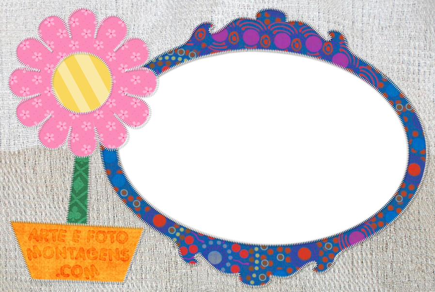 Flor-patchwork - Circle (898x602), Png Download