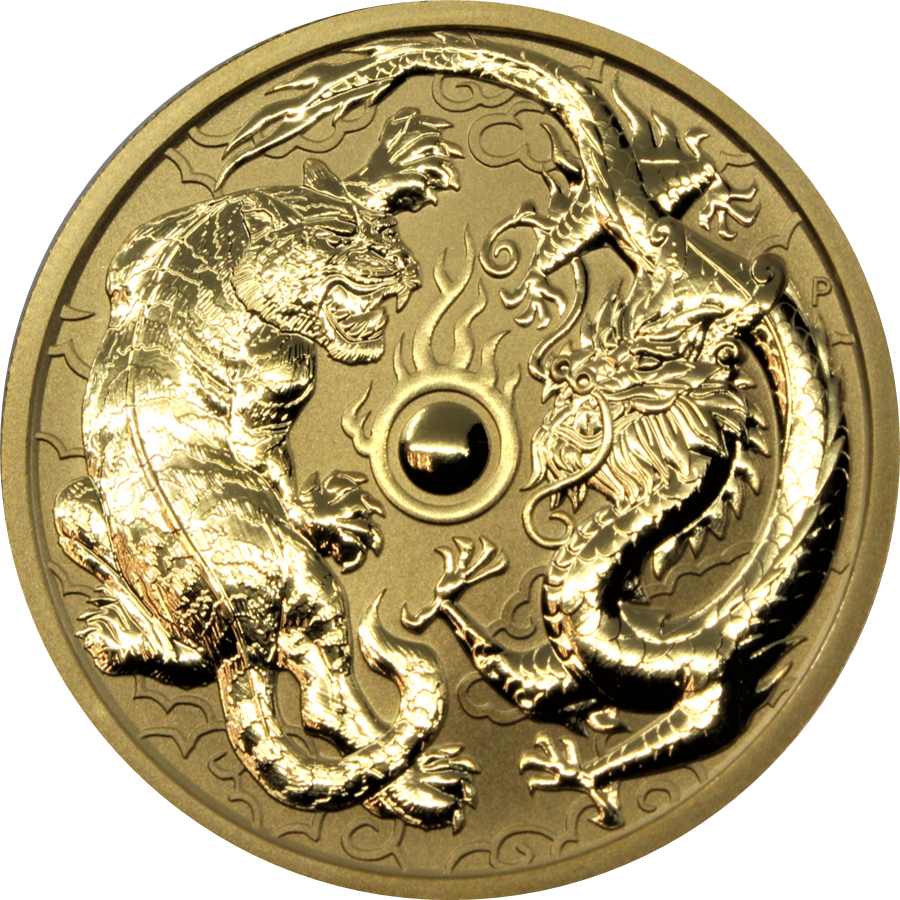 2019 Australian Gold Dragon Tiger (900x900), Png Download