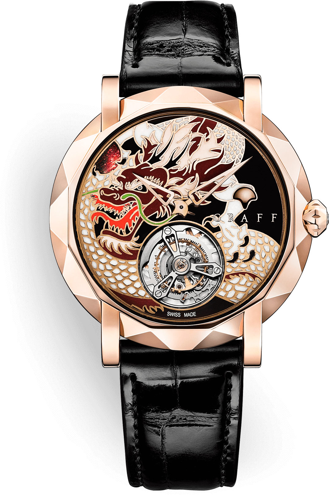 A Mastergraff Metiers D'art Dragon 43mm Men's Watch - Analog Watch (1400x2000), Png Download
