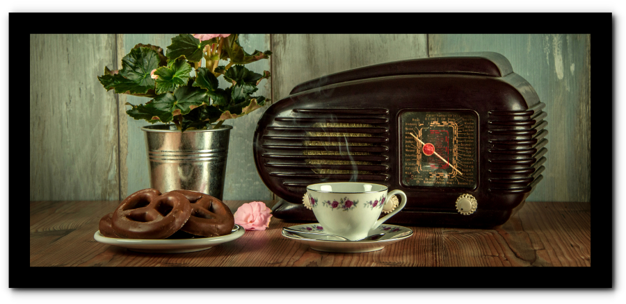 Molduras 2 023 (medium) - Radio (1152x768), Png Download