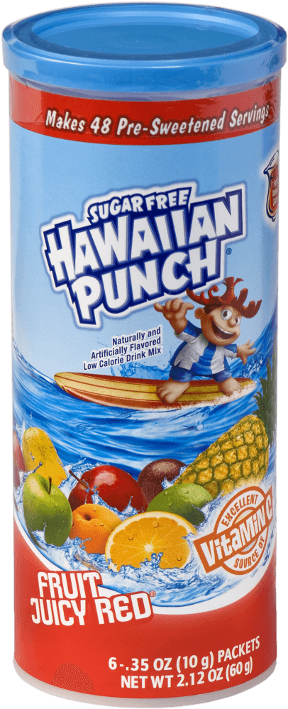 Hawaiian Punch Fruit Juicy Red Canister - Hawaiian Punch (667x1024), Png Download
