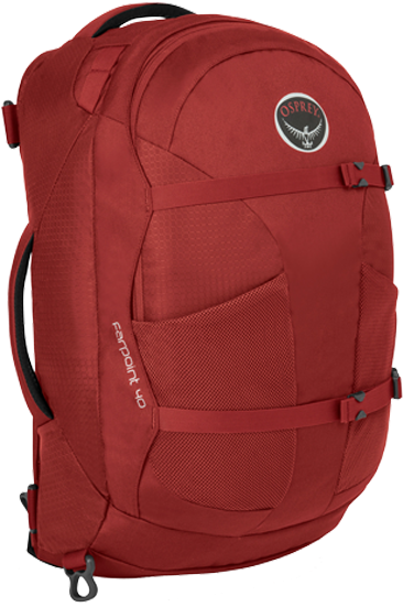 Osprey Packs Fairview - Osprey Farpoint 40 Red (600x600), Png Download