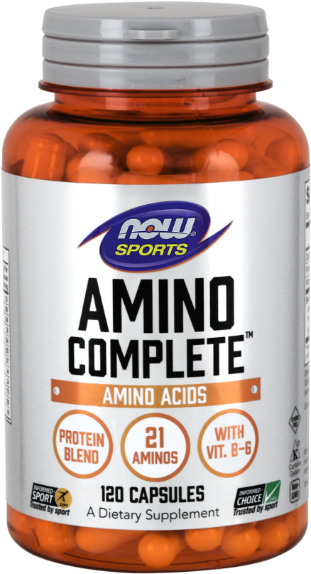 Amino Complete™ Capsules - Now Sports (520x880), Png Download