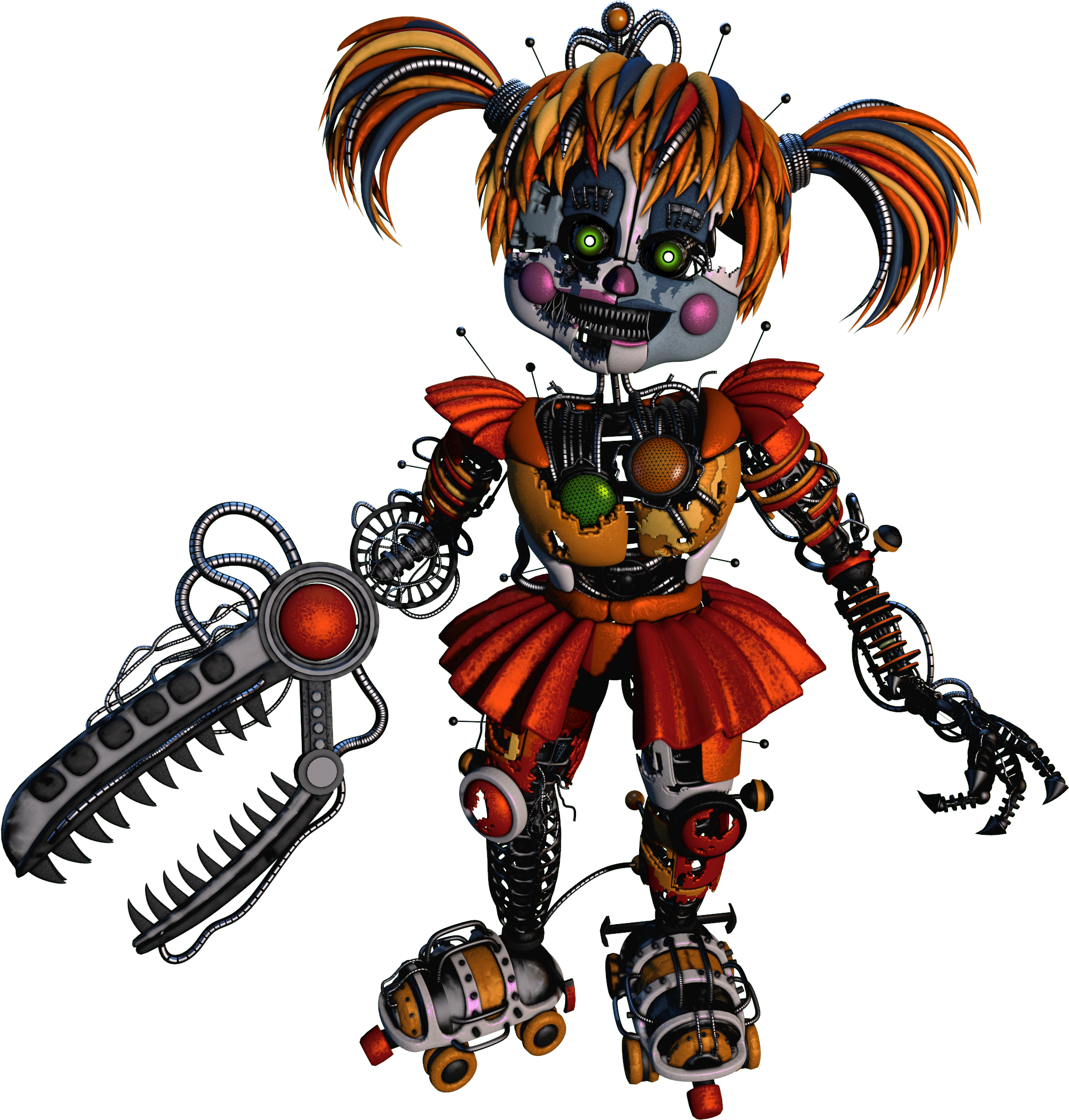 Fivenightsatfreddys - Fnaf Scrap Baby Full Body (2160x2160), Png Download