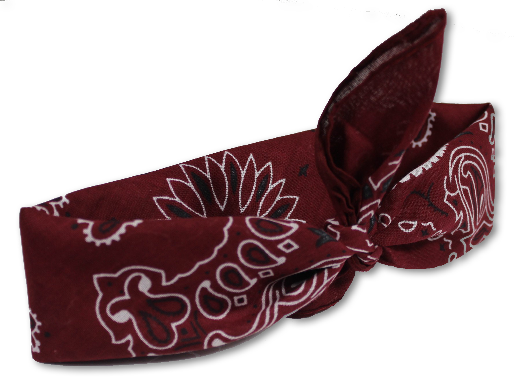 Bandana - Burgundy (1789x1316), Png Download