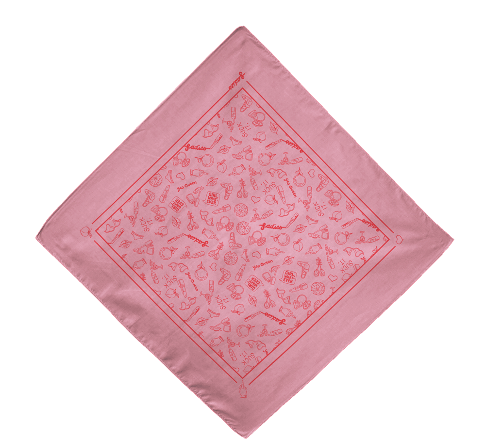 Gals Bandana - Motif (1000x1000), Png Download