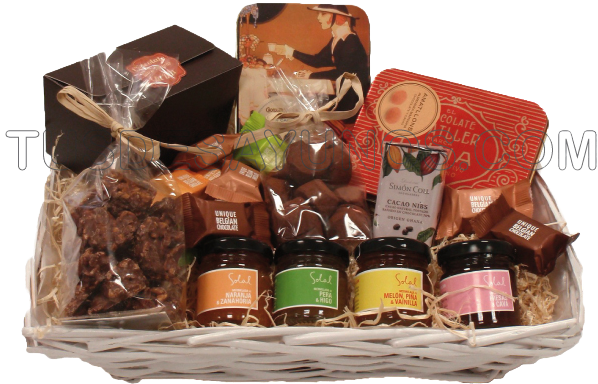 Chocolates A Domicilio Día De La Madre - Gift Basket (600x600), Png Download