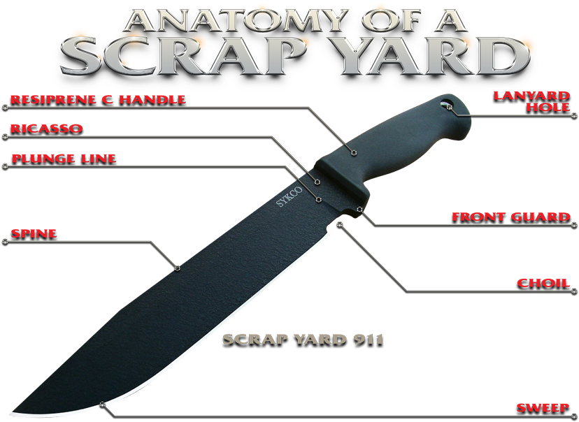 Knife Scrapyard 911 (950x672), Png Download