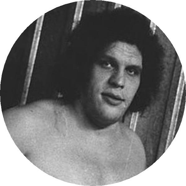Andrethegiant - Monochrome (600x600), Png Download