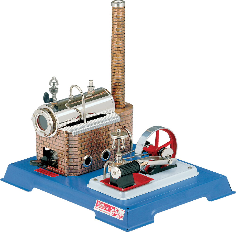 Wilesco Steam Engine (1000x984), Png Download