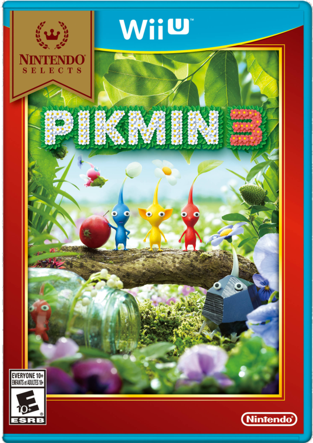 Nintendo - Nintendo Selects Wii U Pikmin 3 (900x900), Png Download