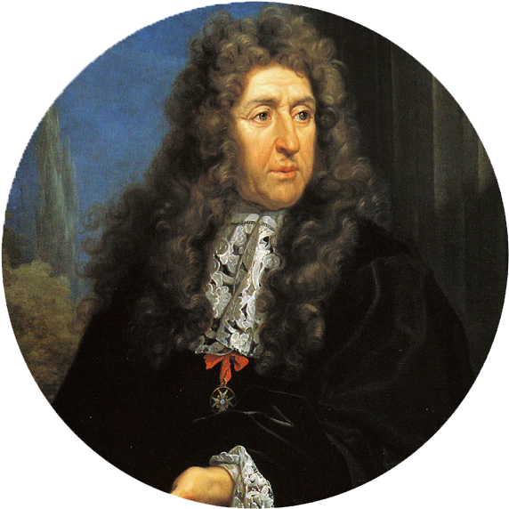 Portrait Of André Le Nôtre - André Le Nôtre (600x595), Png Download