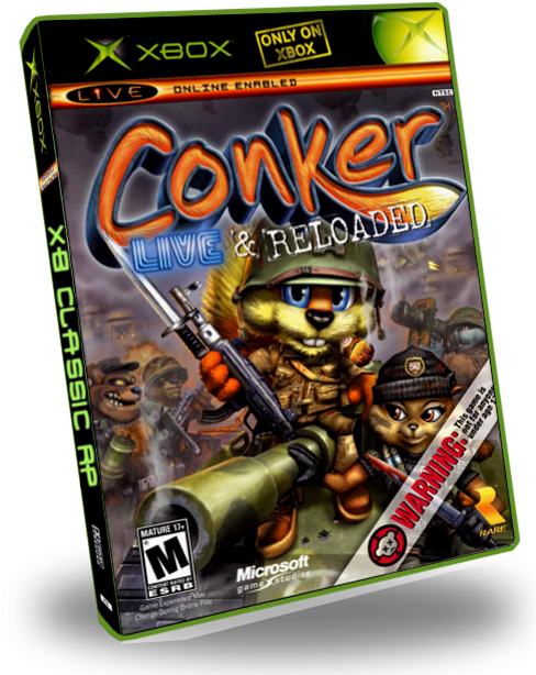 Live & Reloaded - Conker Live And Reloaded Japanese (630x620), Png Download