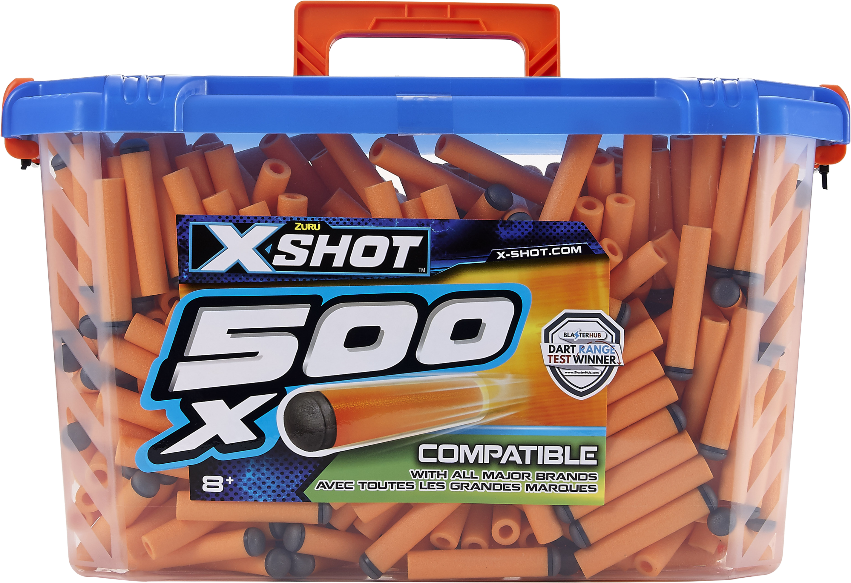 X-shot Excel Universally Compatible Foam Darts Refill - X Shot 500 Darts (3000x3000), Png Download
